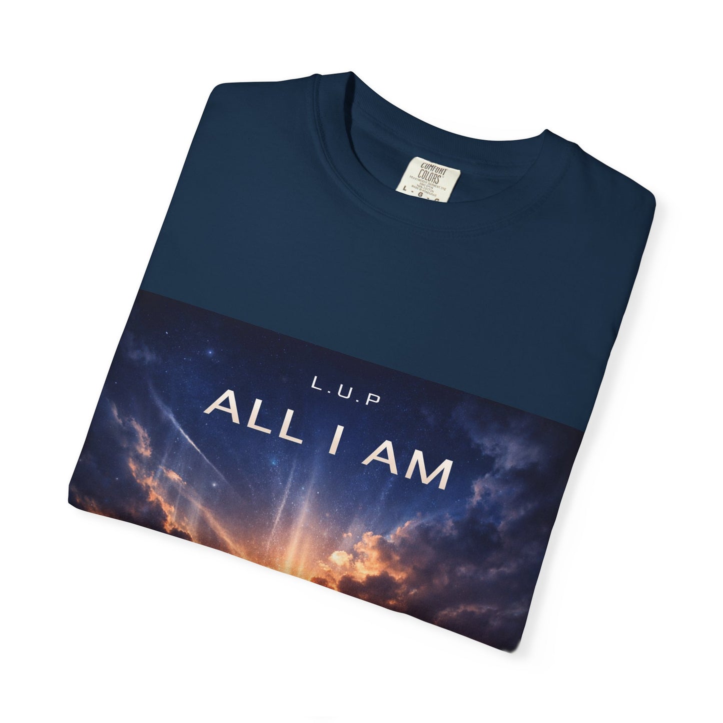 All I Am T‑Shirt — Inspirational Sunset Silhouette Graphic Tee