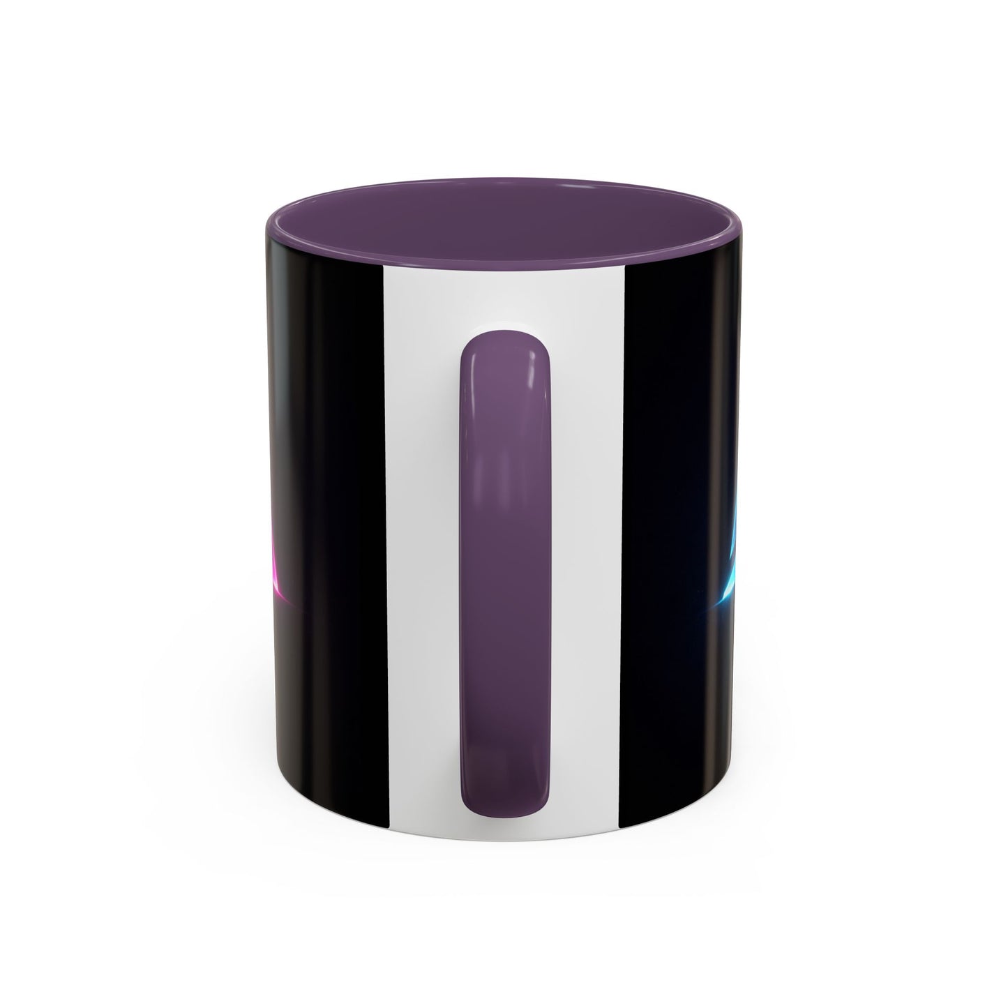 Neon Triangle Accent Coffee Mug — 11/15oz