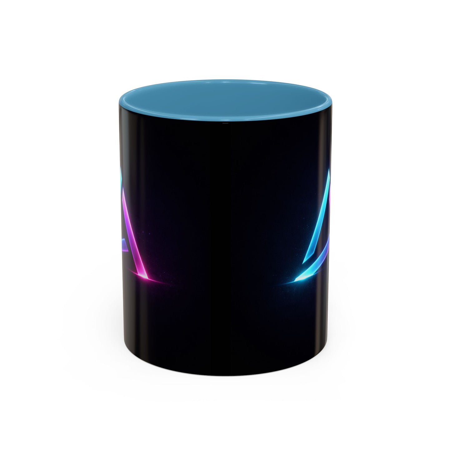 Neon Triangle Accent Coffee Mug — 11/15oz