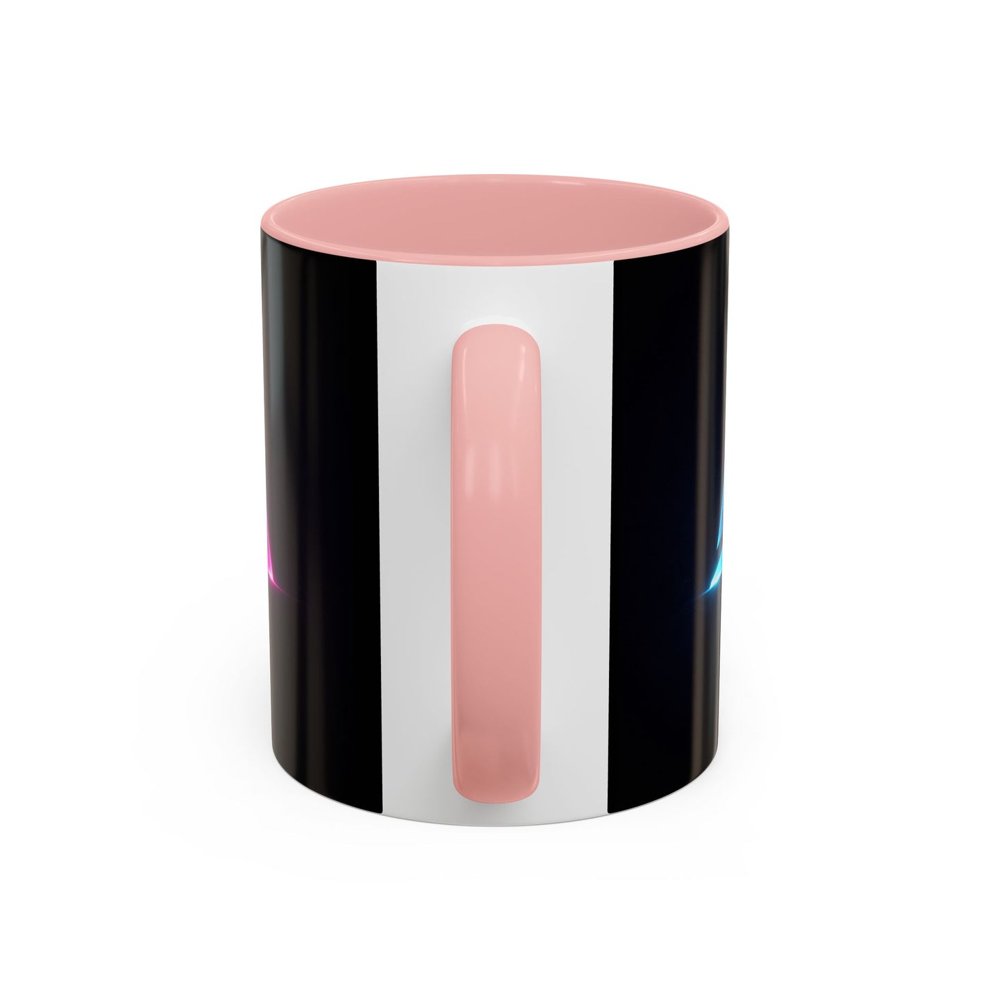Neon Triangle Accent Coffee Mug — 11/15oz