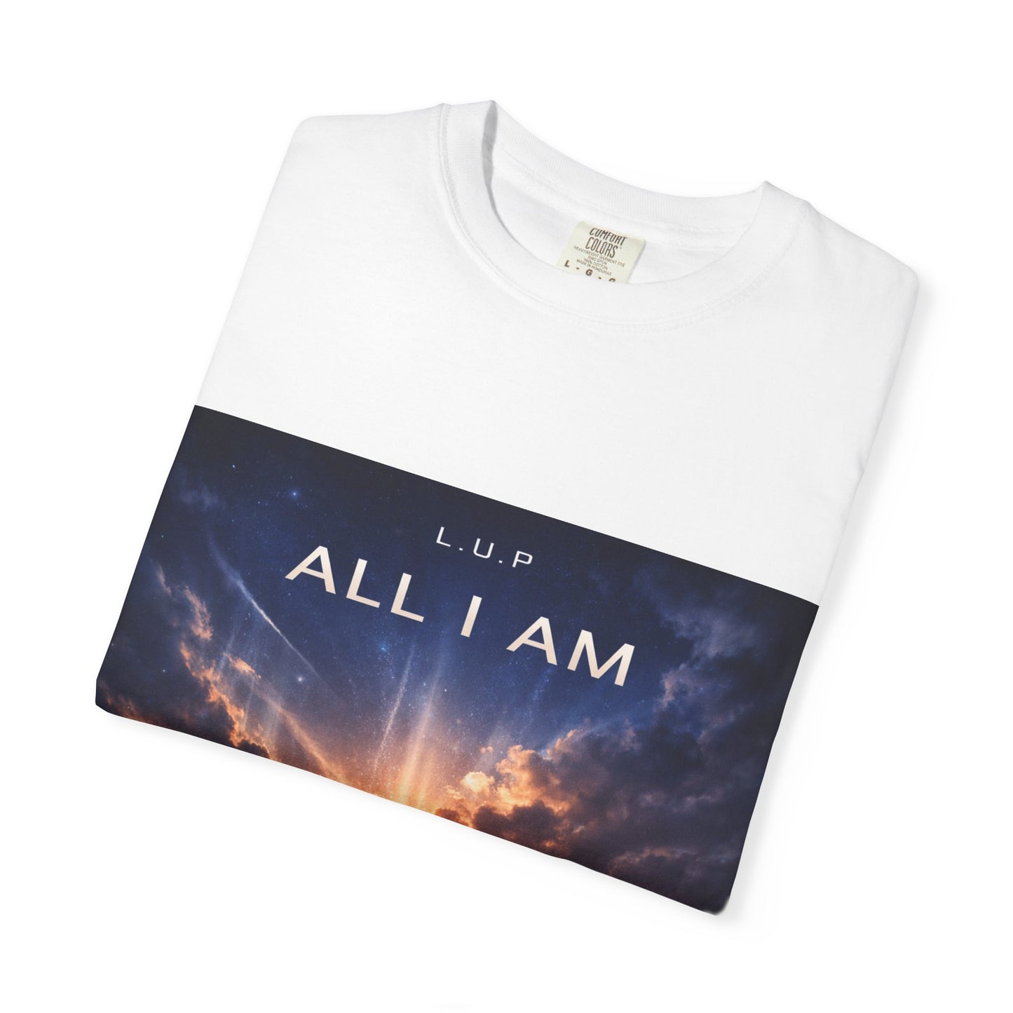 All I Am T‑Shirt — Inspirational Sunset Silhouette Graphic Tee