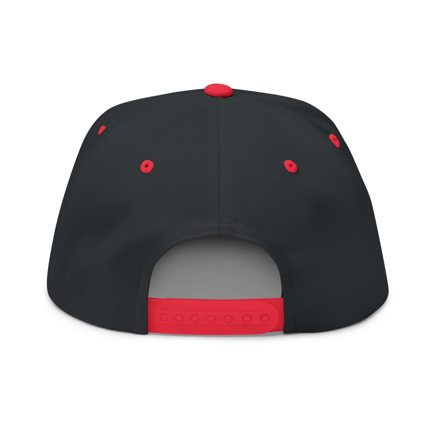 Flat Bill Cap - 'LÜP' Embroidered Tricolor Logo Snapback