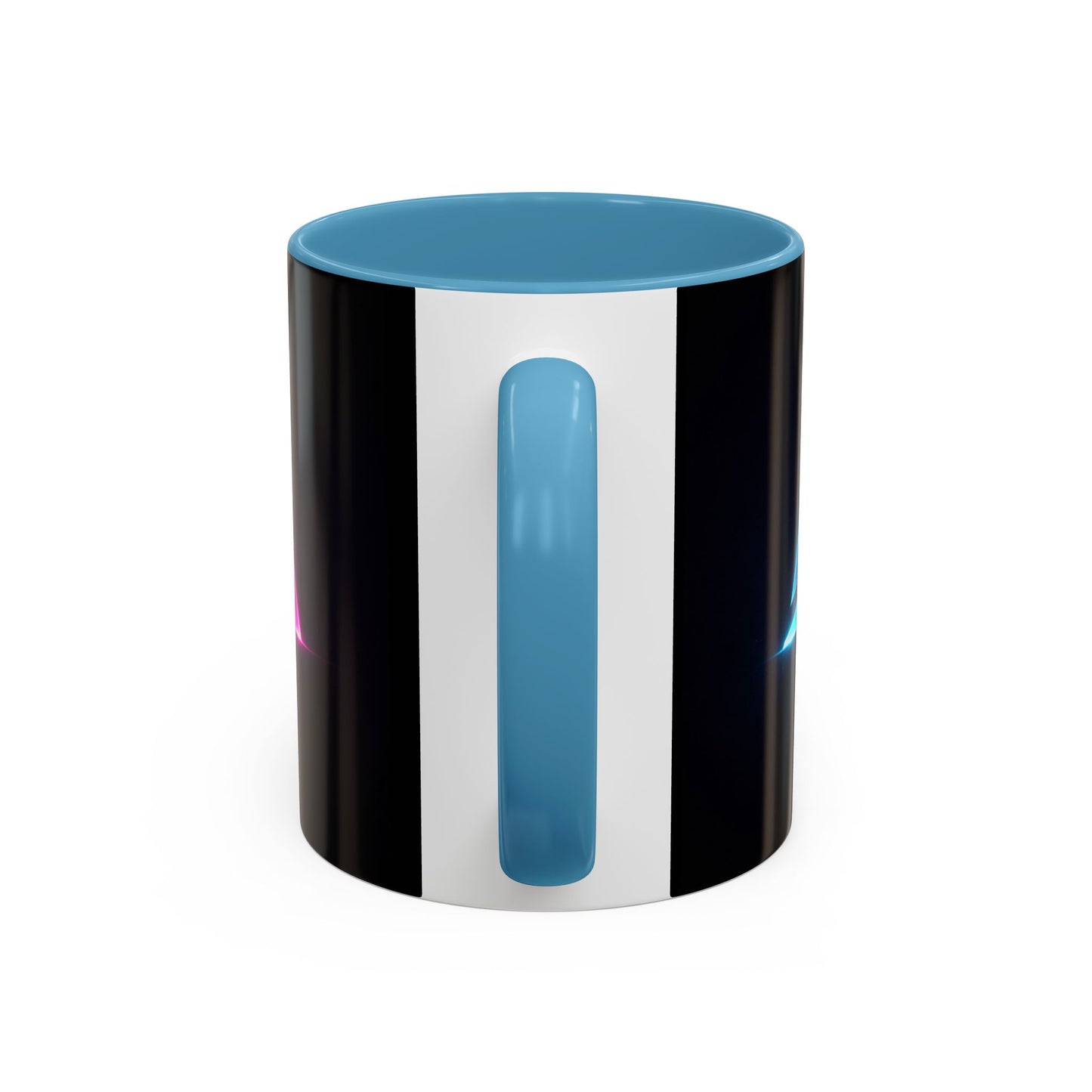 Neon Triangle Accent Coffee Mug — 11/15oz