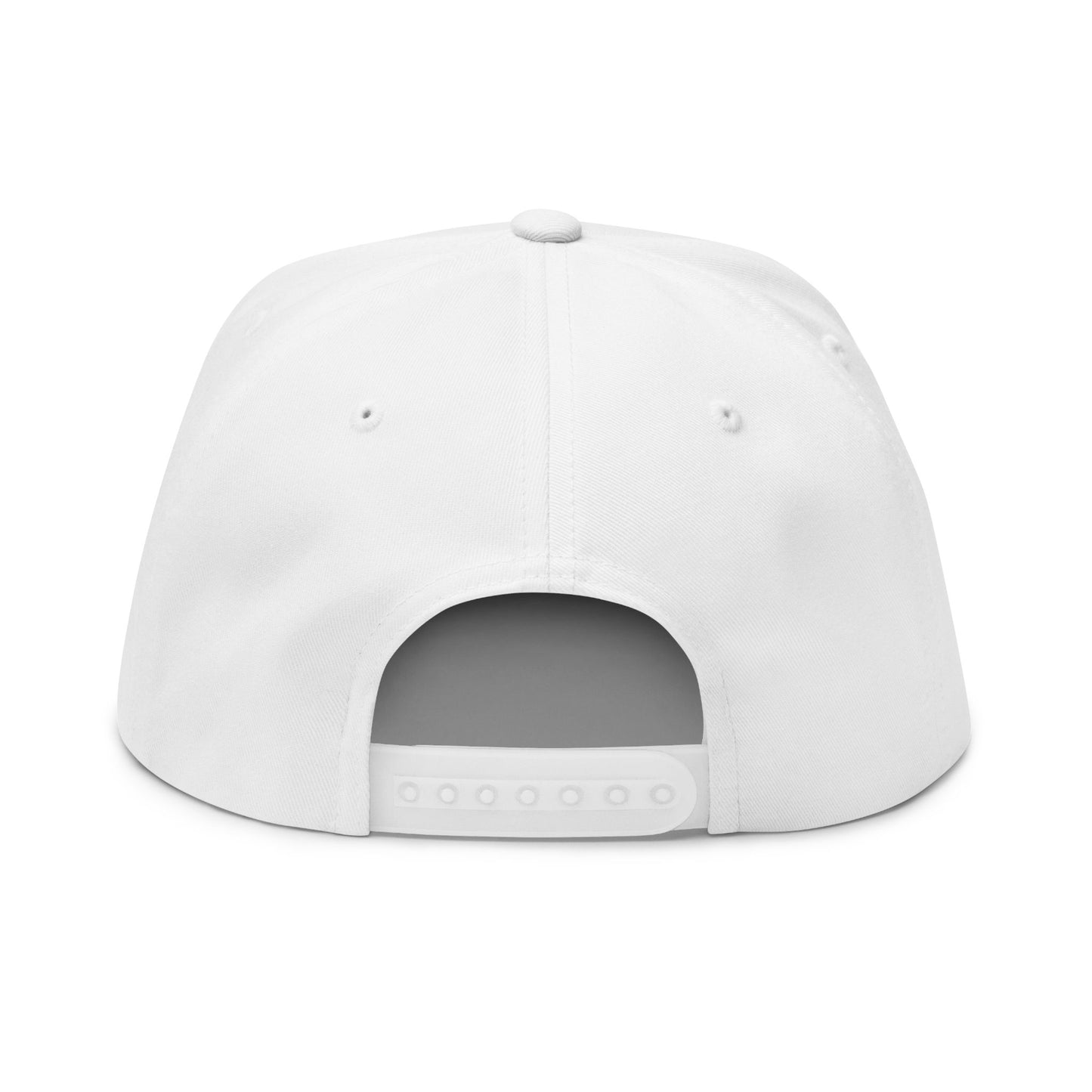 Flat Bill Cap - 'LÜP' Embroidered Tricolor Logo Snapback