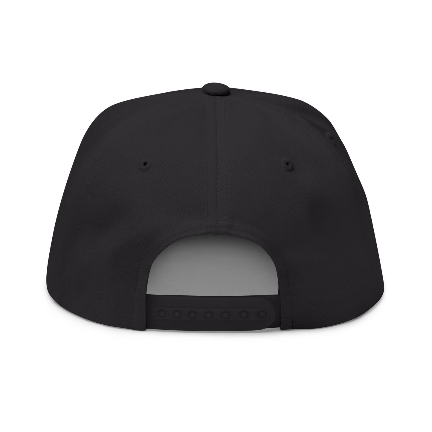 Flat Bill Cap - 'LÜP' Embroidered Tricolor Logo Snapback