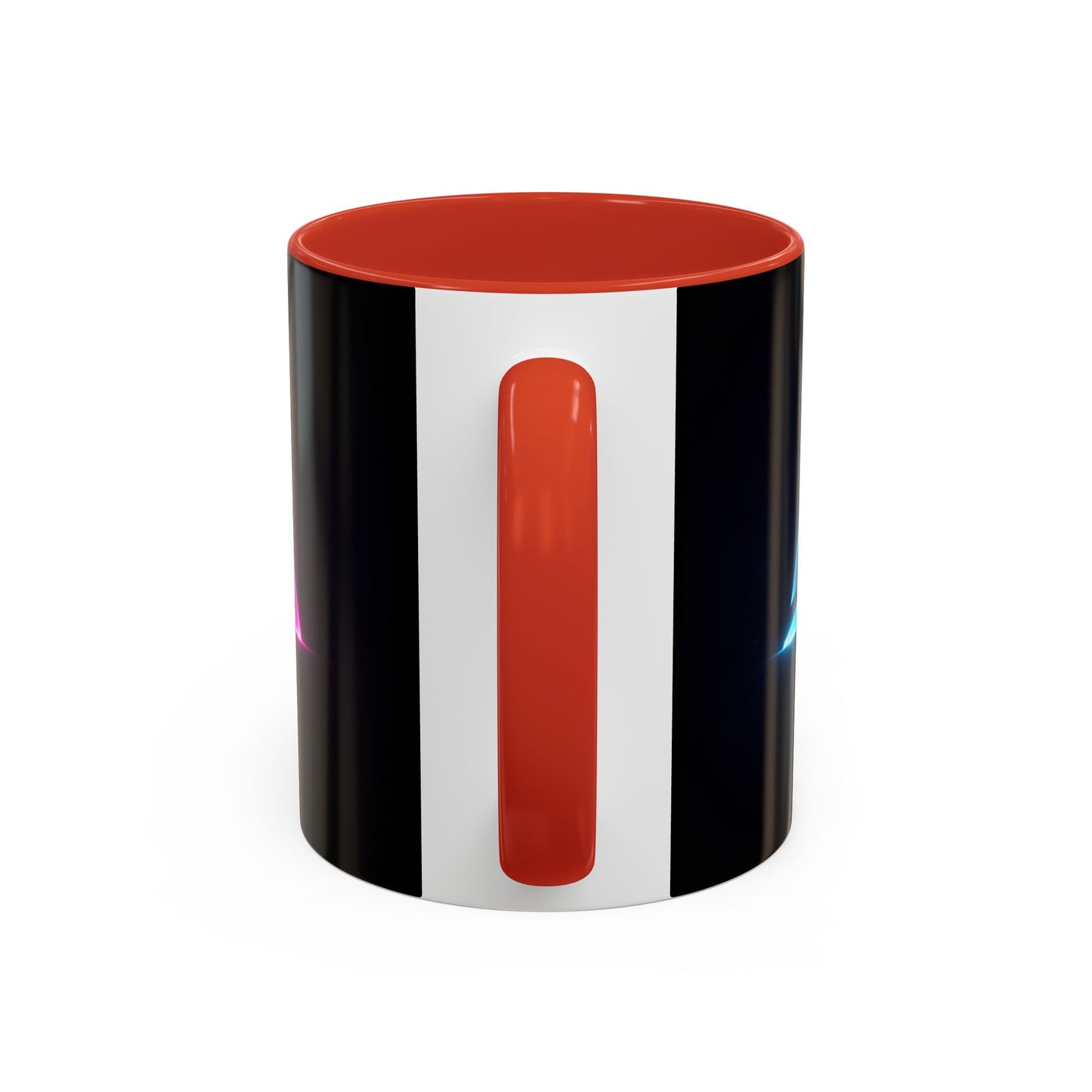Neon Triangle Accent Coffee Mug — 11/15oz