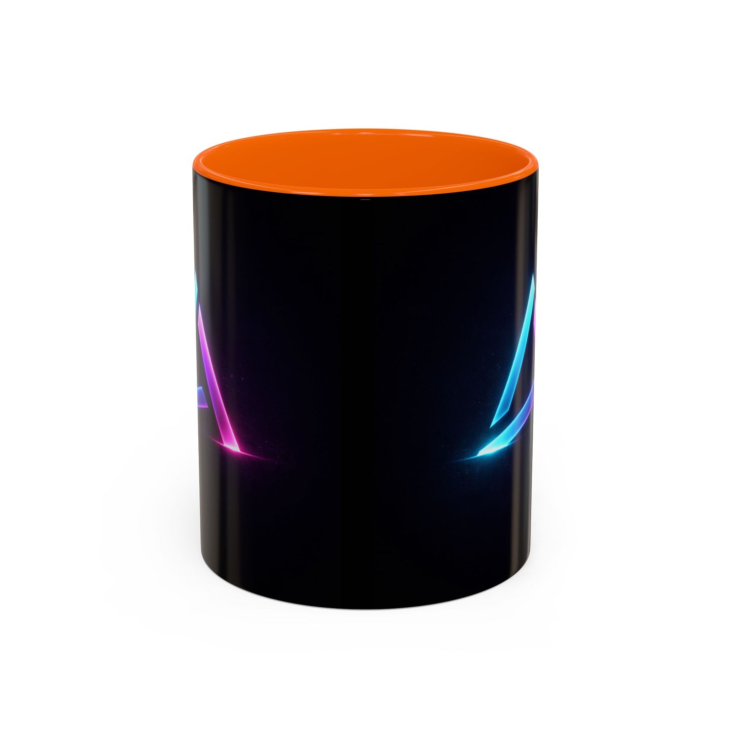 Neon Triangle Accent Coffee Mug — 11/15oz