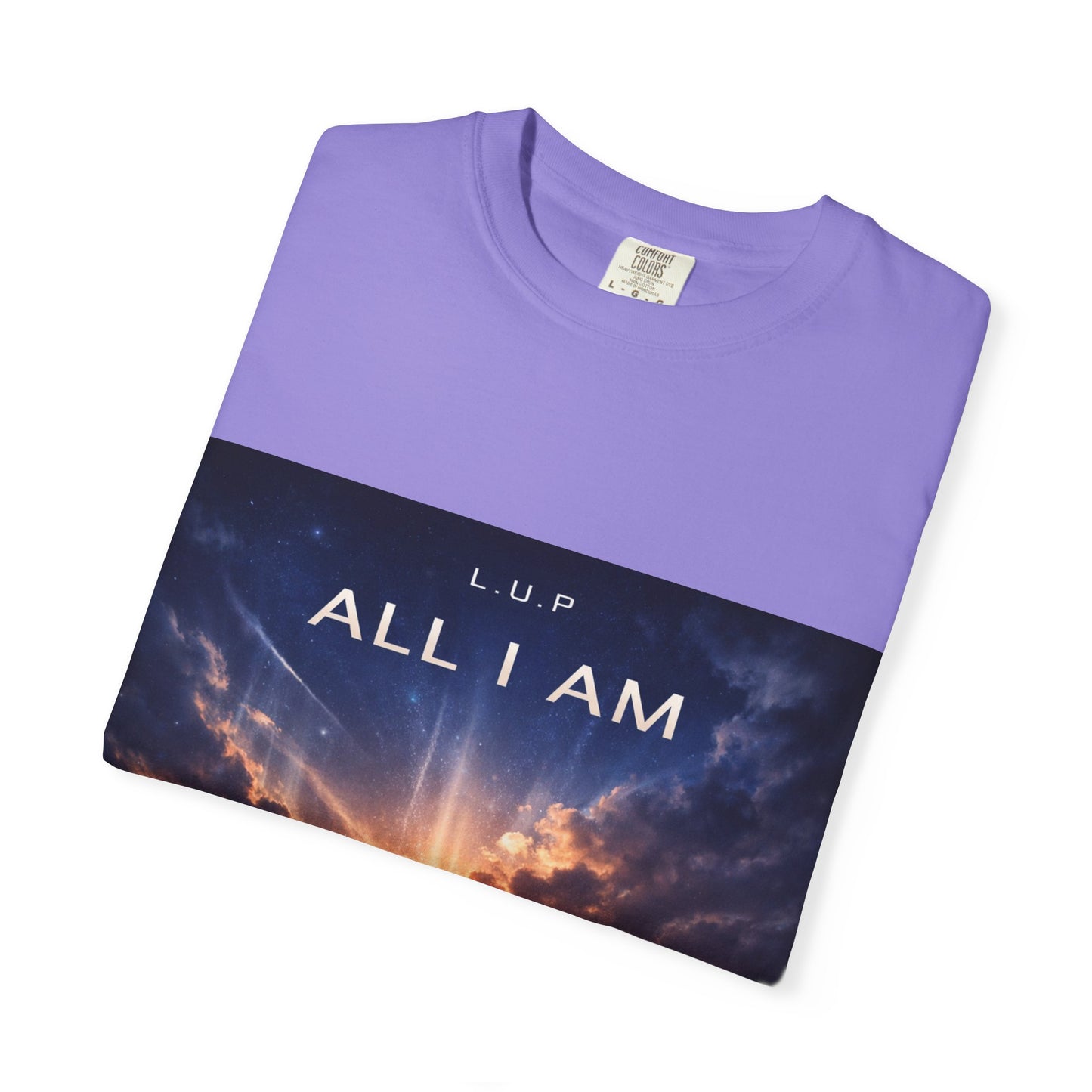 All I Am T‑Shirt — Inspirational Sunset Silhouette Graphic Tee