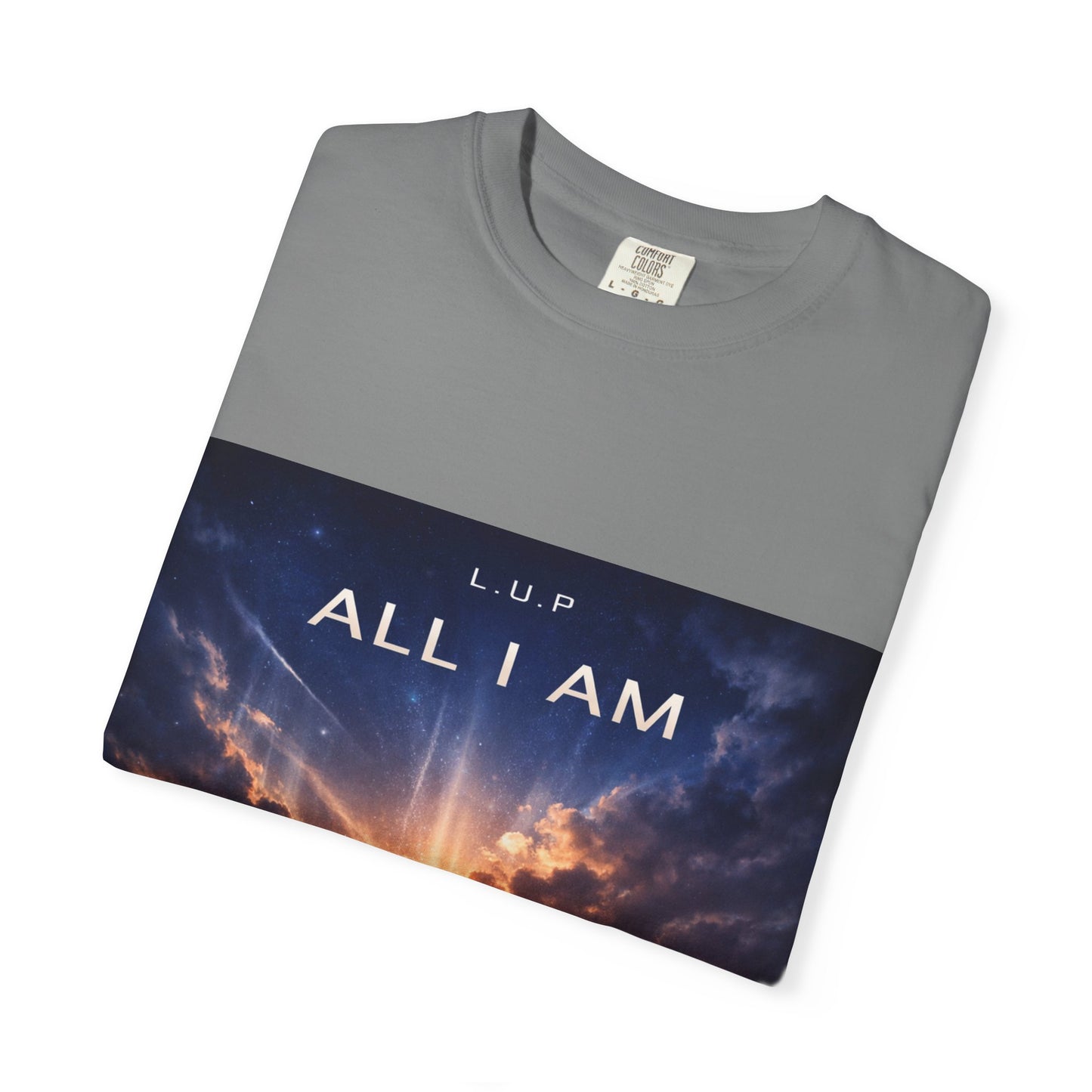 All I Am T‑Shirt — Inspirational Sunset Silhouette Graphic Tee